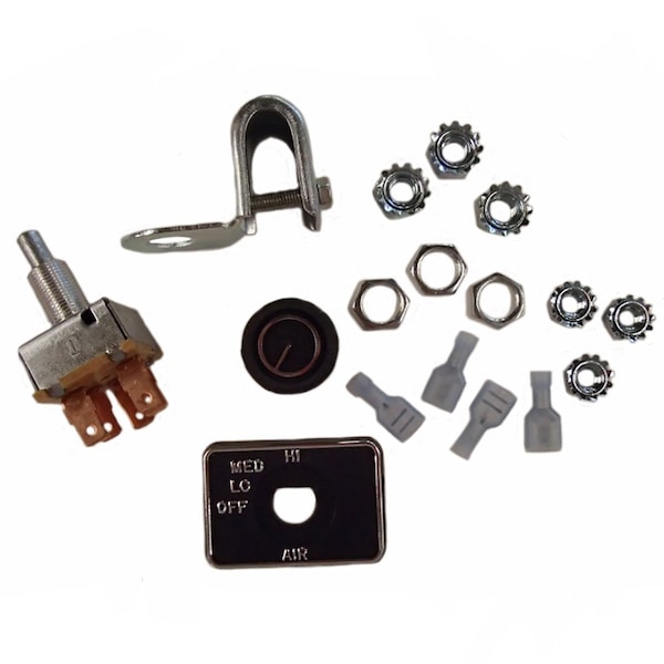 Aftermarket 5670014 Replaces Maradyne Heater 3 Speed Fan Control Switch Kit for 6670004 H-5670014 - main
